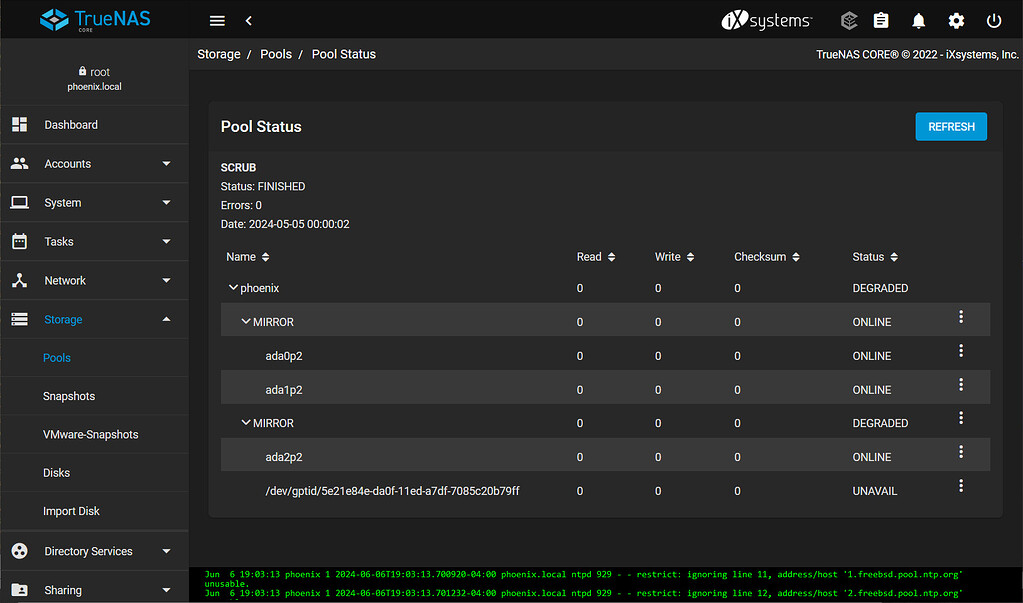 Install TrueNAS visual data 3