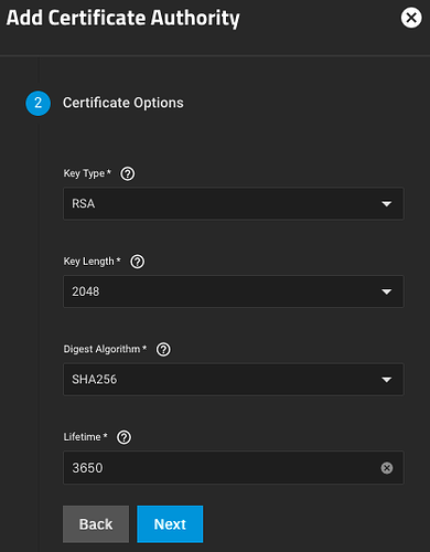 TrueNAS_SCALE_CA_2_Certificate_Options