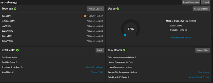 TrueNas-Pool-ssd-storage