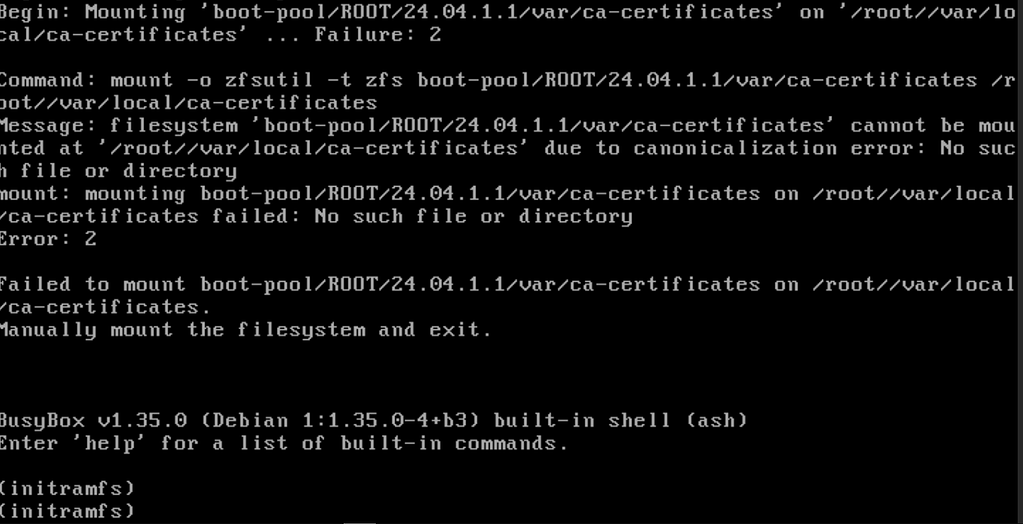 24時間限定タイムセール Mounting boot-pool/ROOT/24.04.1.1/var/ca-certificates' on ヴァイスシュヴァルツ