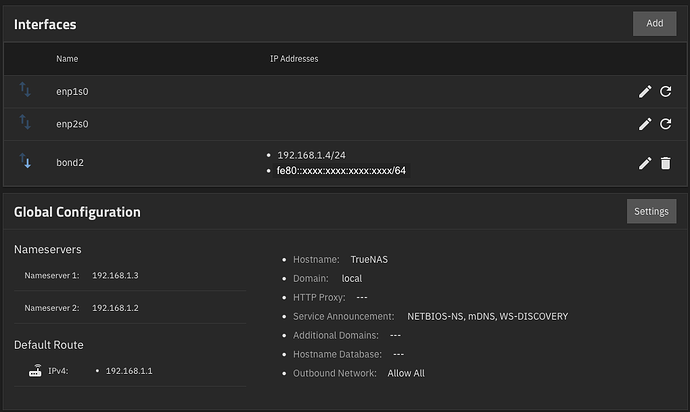 Truenas-network