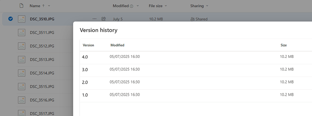 Cloud Sync to One Drive - File Versions - TrueNAS General - TrueNAS ...