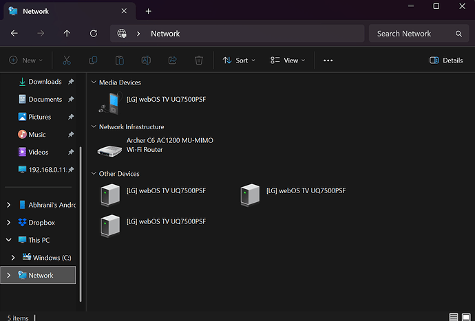 Not Showing Up On Network Discovery