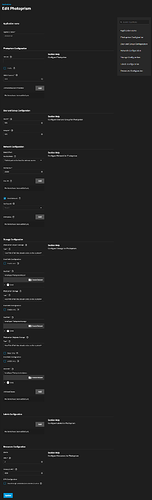 App setting