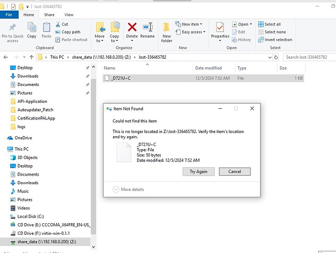 Unable to delete