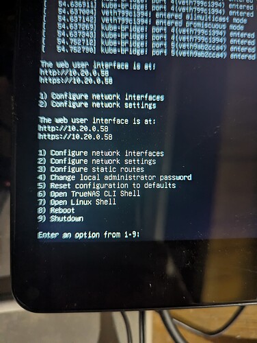 Can&rsquo;t access GUI after reboot - scale - TrueNAS General - TrueNAS 