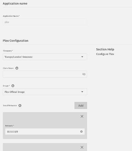 Plex Config1