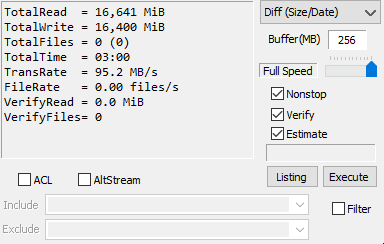 testmovie to unencrypted, scan unencrypted pictures on same pool